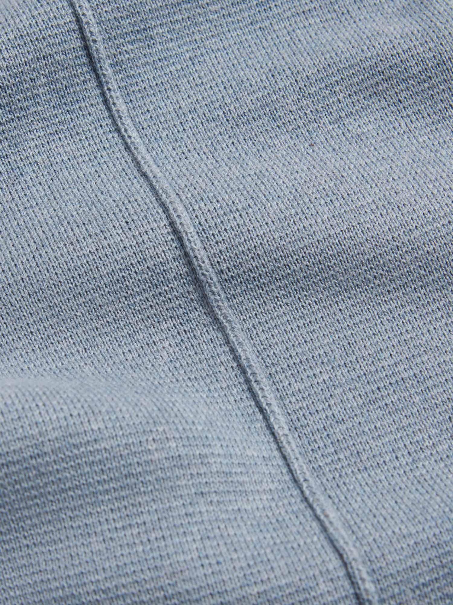 Blue Blizzard Knit Jogger Pants for Comfortable Casual Wear
