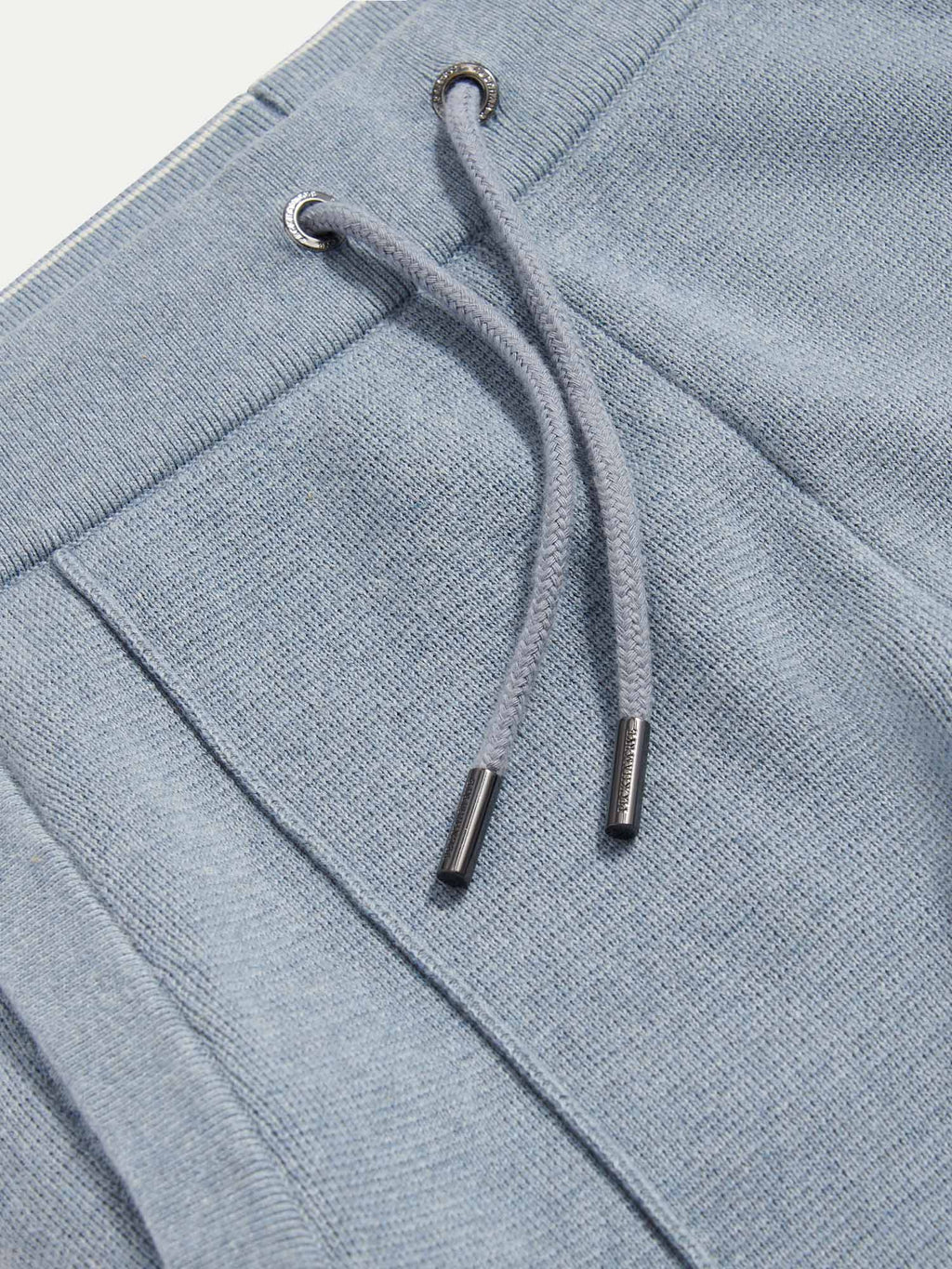 Blue Blizzard Knit Jogger Pants for Comfortable Casual Wear