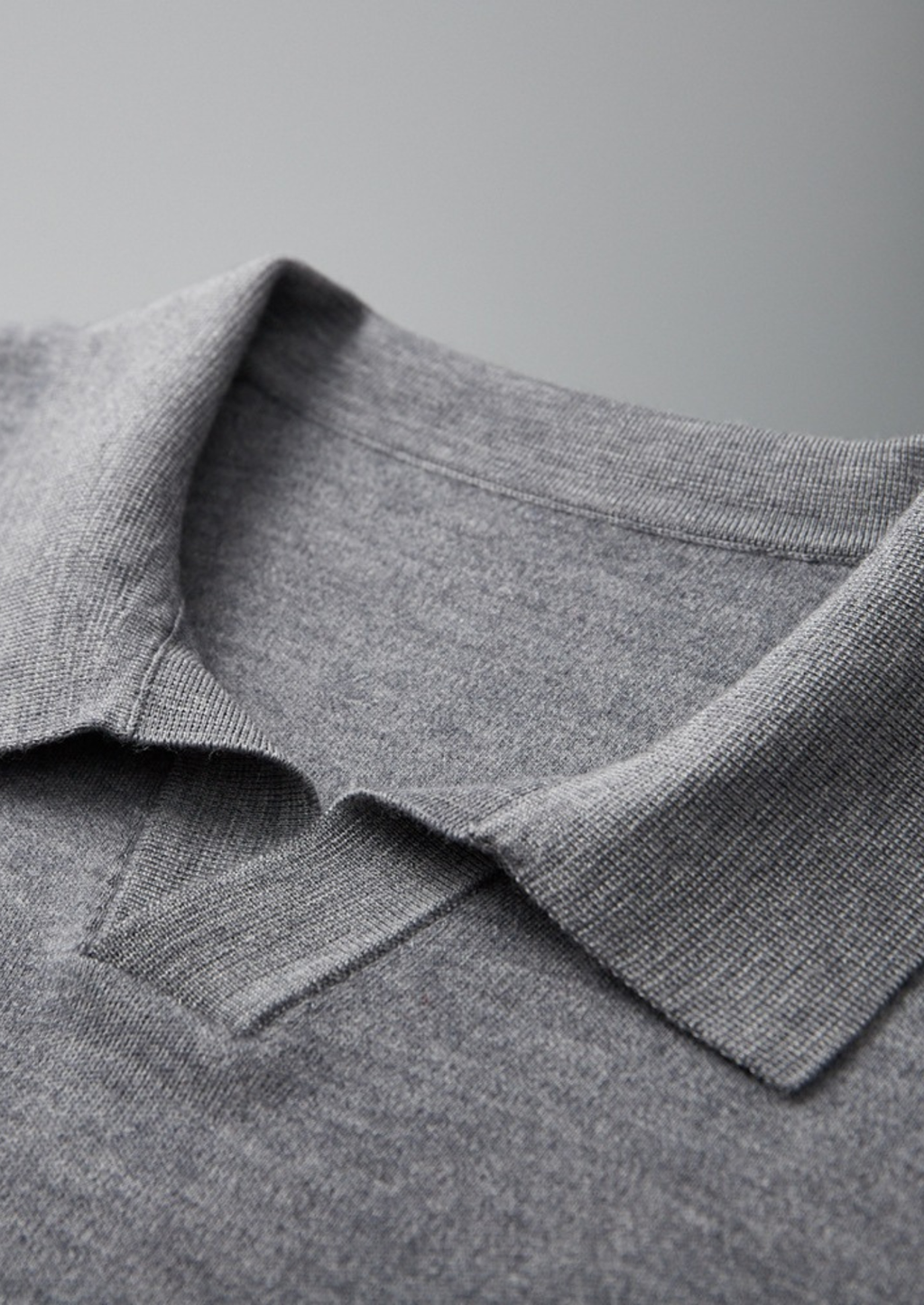 Cashmere Polo Sweater - Buttonless Design for Casual Wear - 100% Cashmere