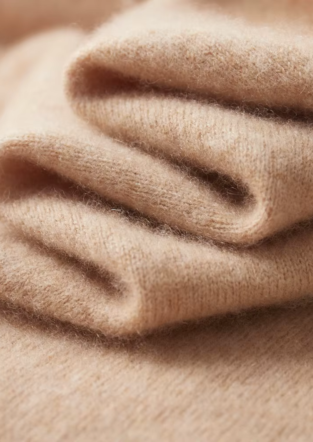 Cashmere Two-Tone Zipper Polo Shirt for Men - Luxurious Knitwear