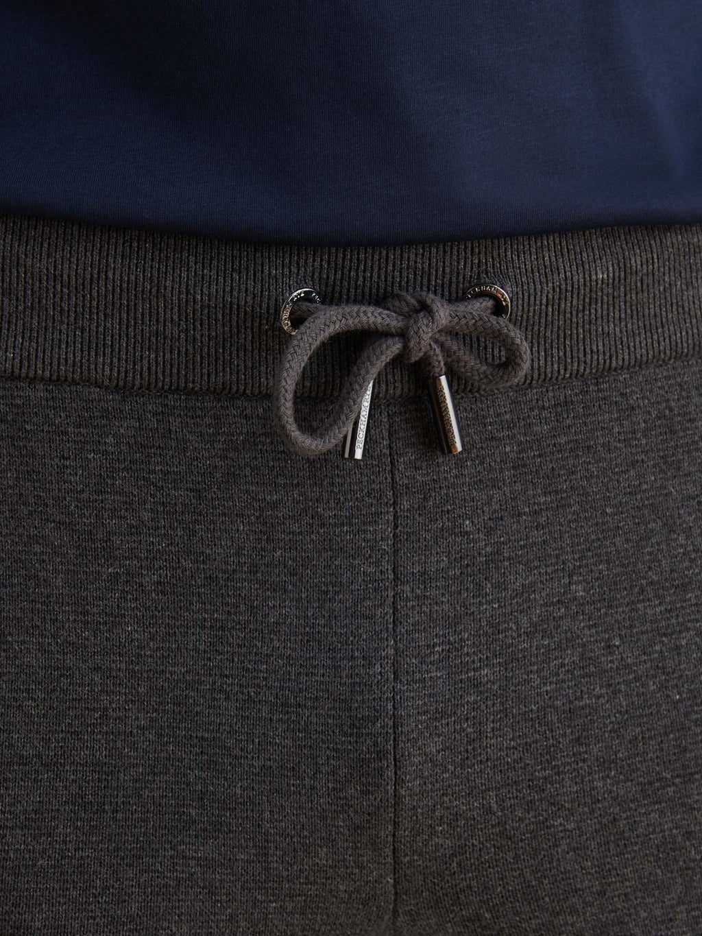 Charcoal Grey Knit Jogger Pants for Men - Comfortable Casual Wear