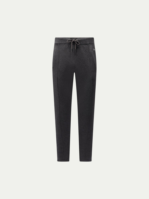Charcoal Grey Knit Jogger Pants for Men - Comfortable Casual Wear