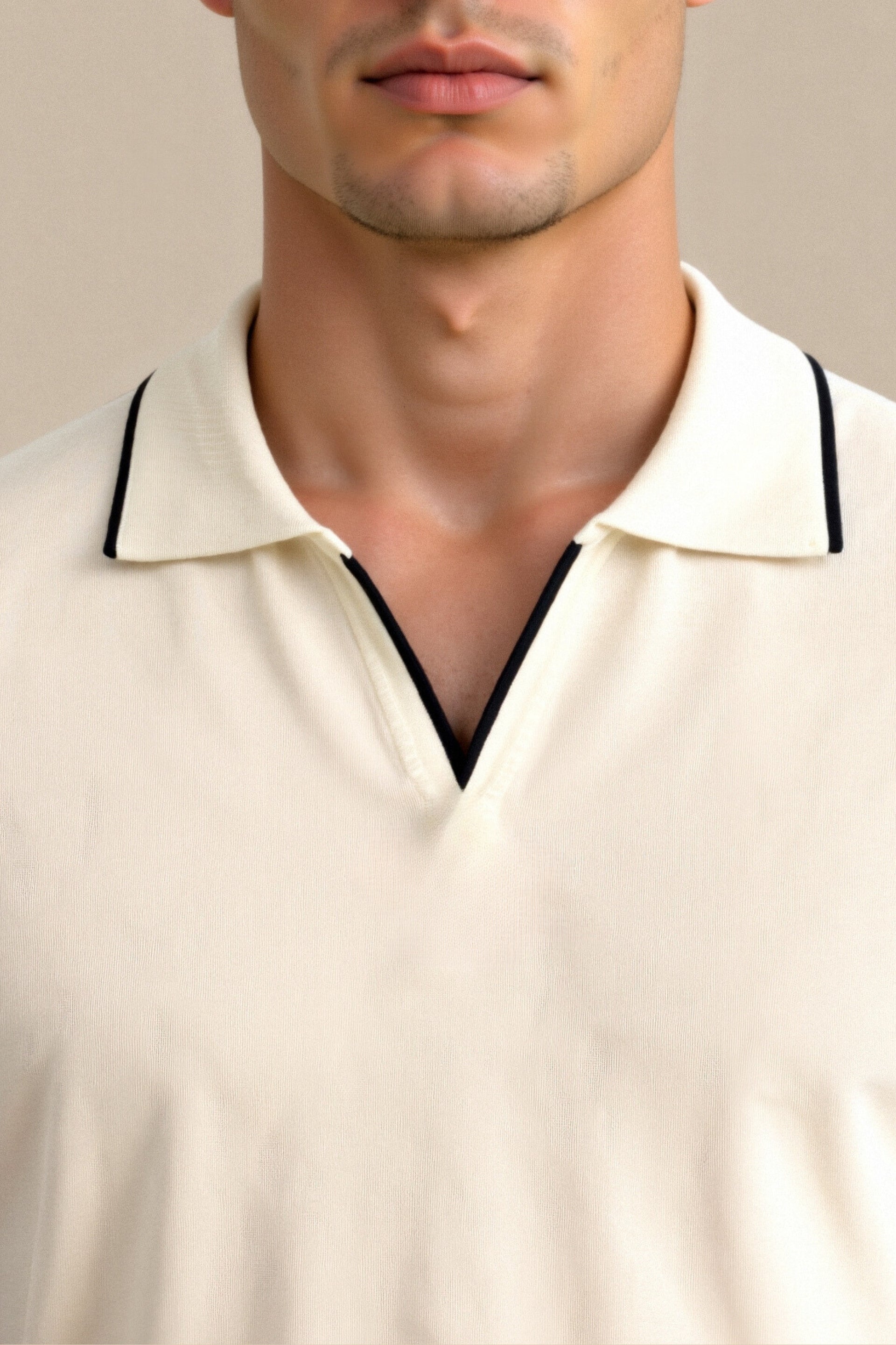 Contrast Slim Fit Polo Shirt - Soft Cotton Blend - Casual Wear - Available in Multiple Colors