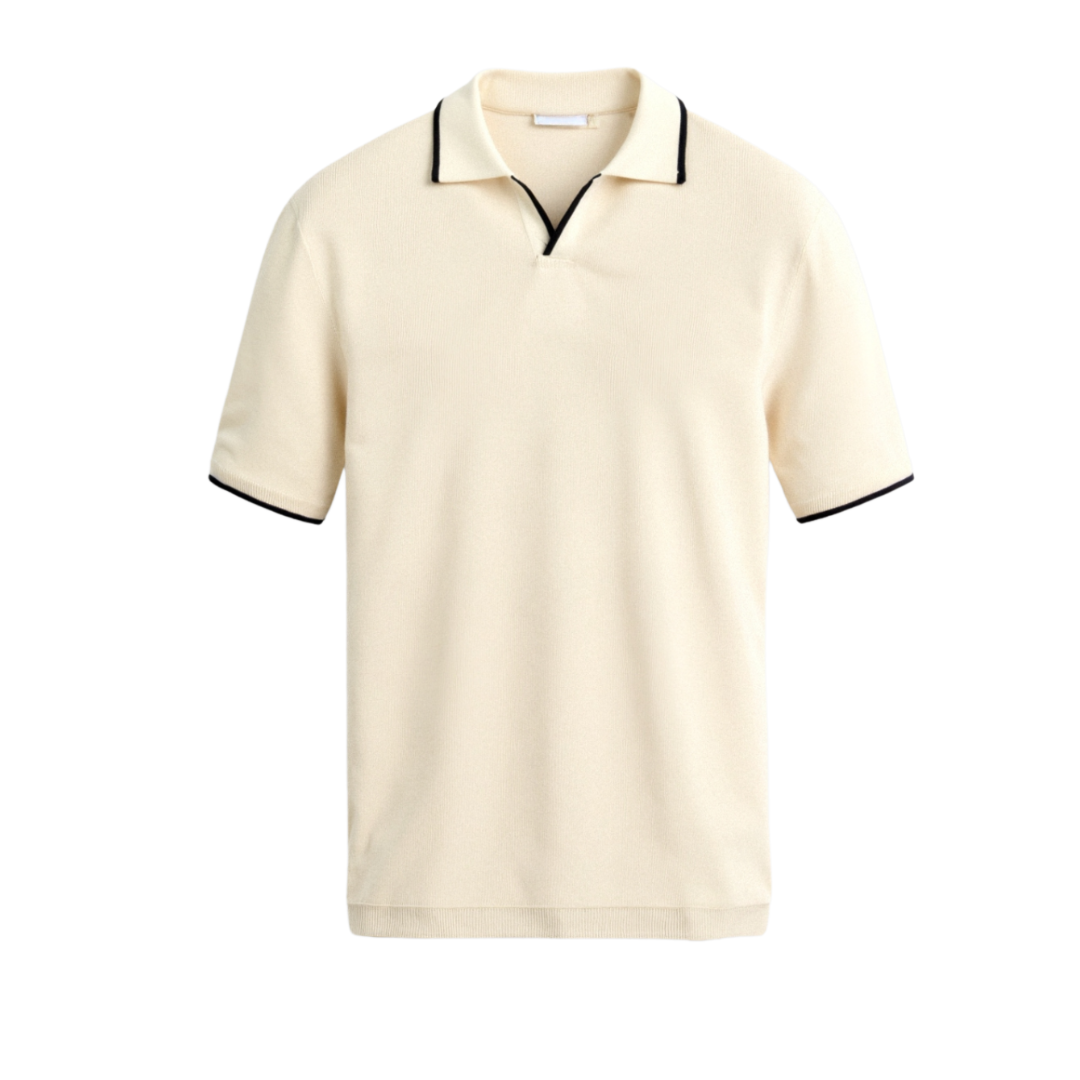 Contrast Slim Fit Polo Shirt - Soft Cotton Blend - Casual Wear - Available in Multiple Colors