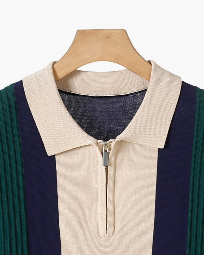 Half Zip Pullover - Soft Cotton Blend - Casual Style for Everyday Wear
