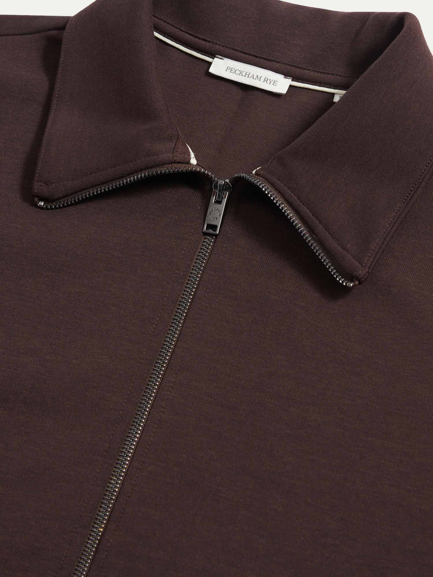 Java Jersey Interlock Zip Funnel Sweatshirt for Casual Wear