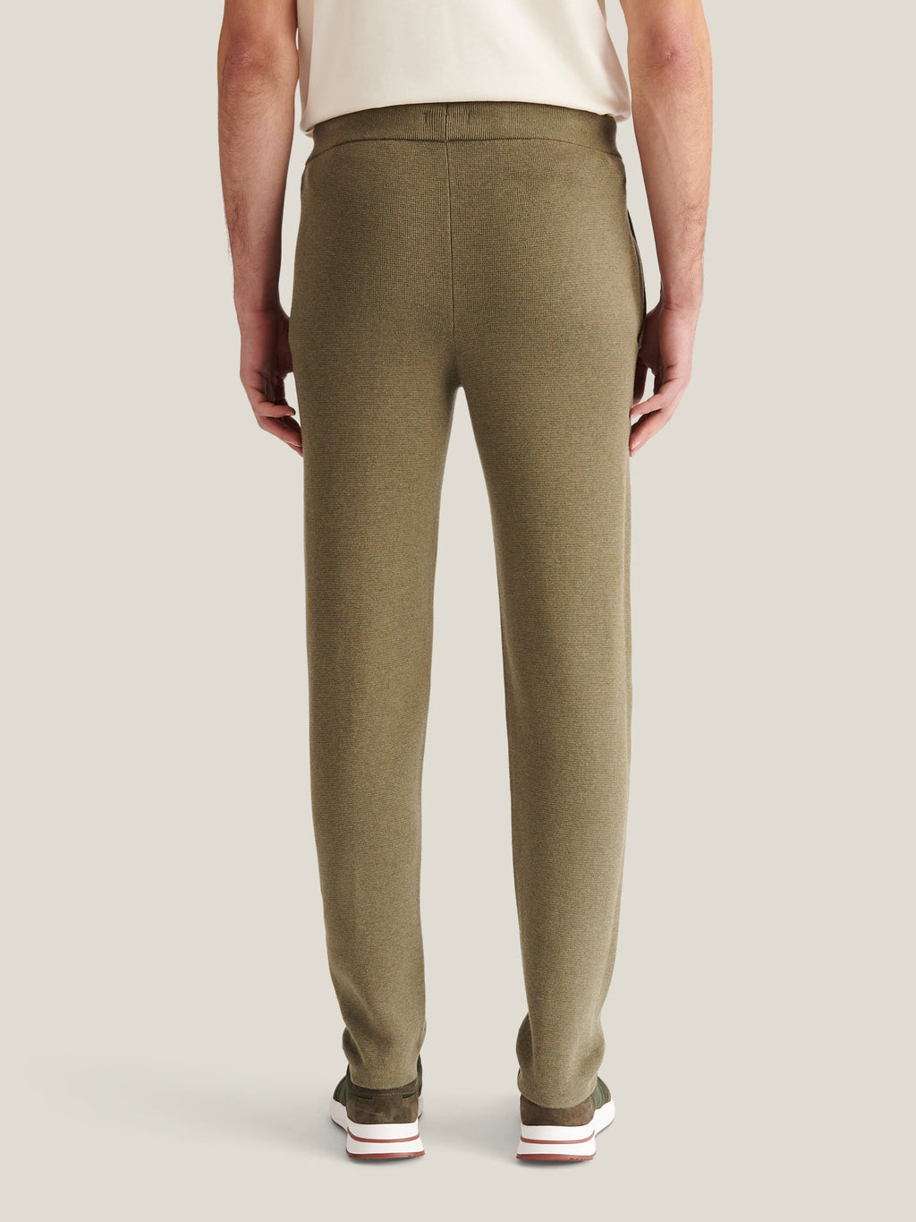 Knit Jogger Pants in Tea Leaf - Comfortable Casual Wear for Everyday Use