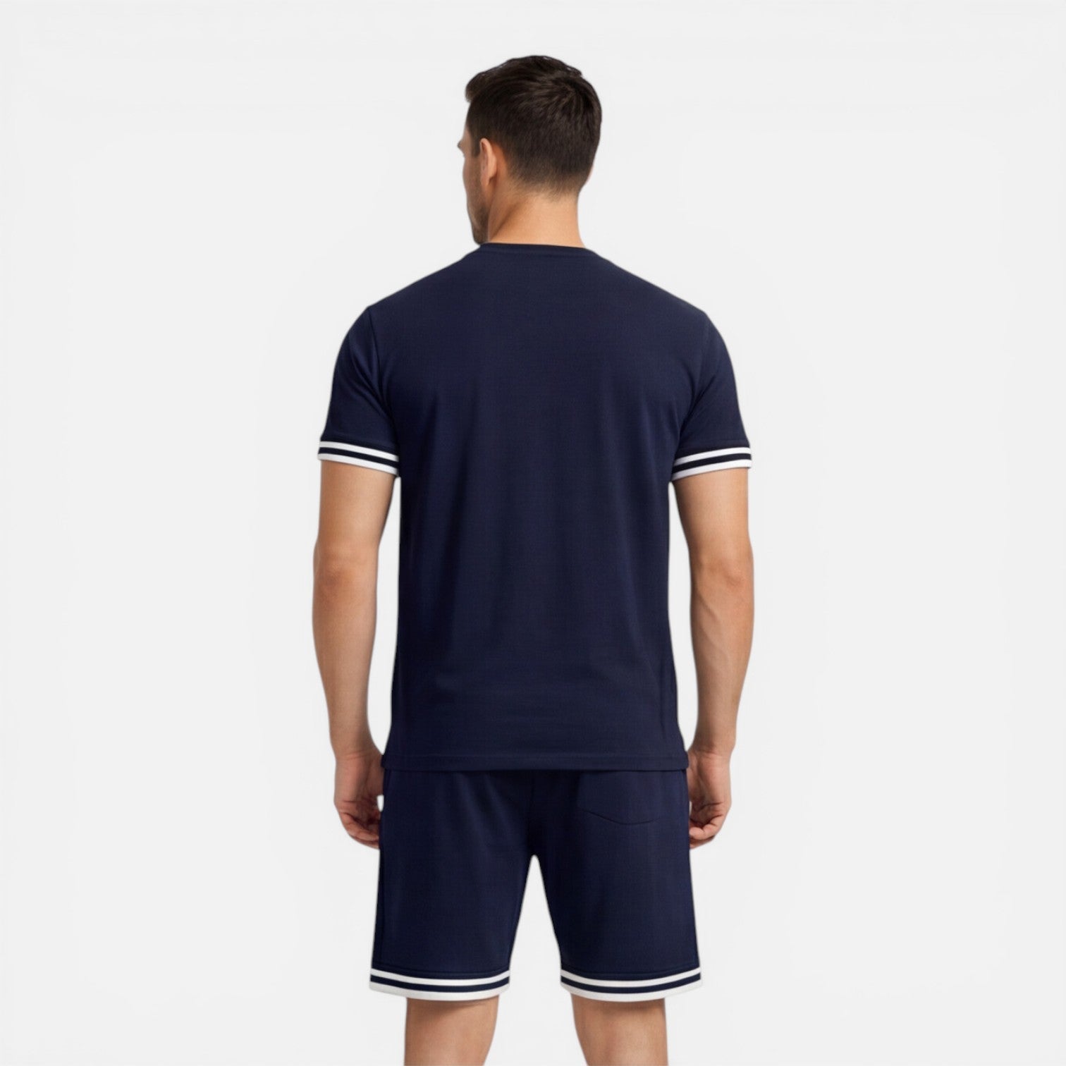Men's Breathable Casual Shorts Set for Summer Comfort and Style
