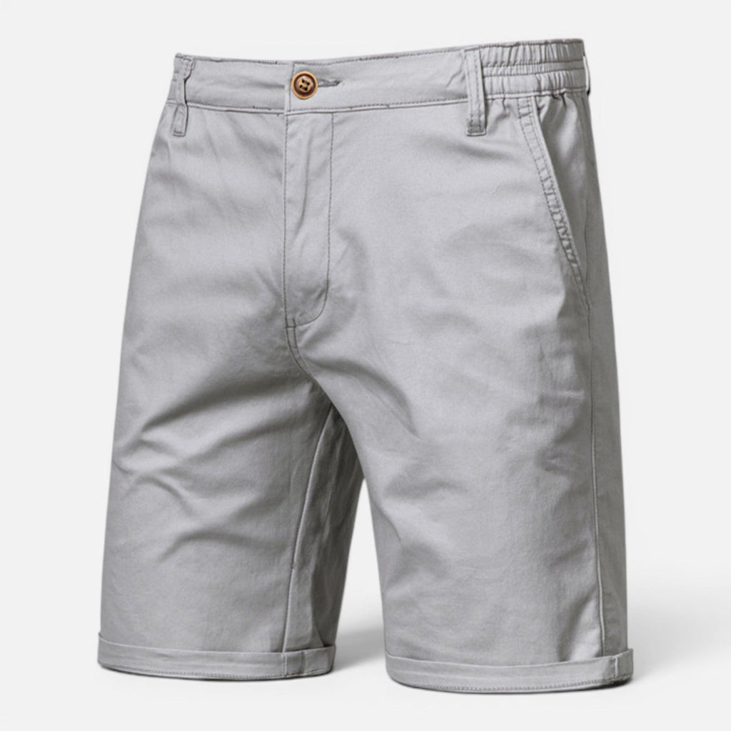 Men's Chino Shorts Relaxed Fit Cotton Casual Summer Wear