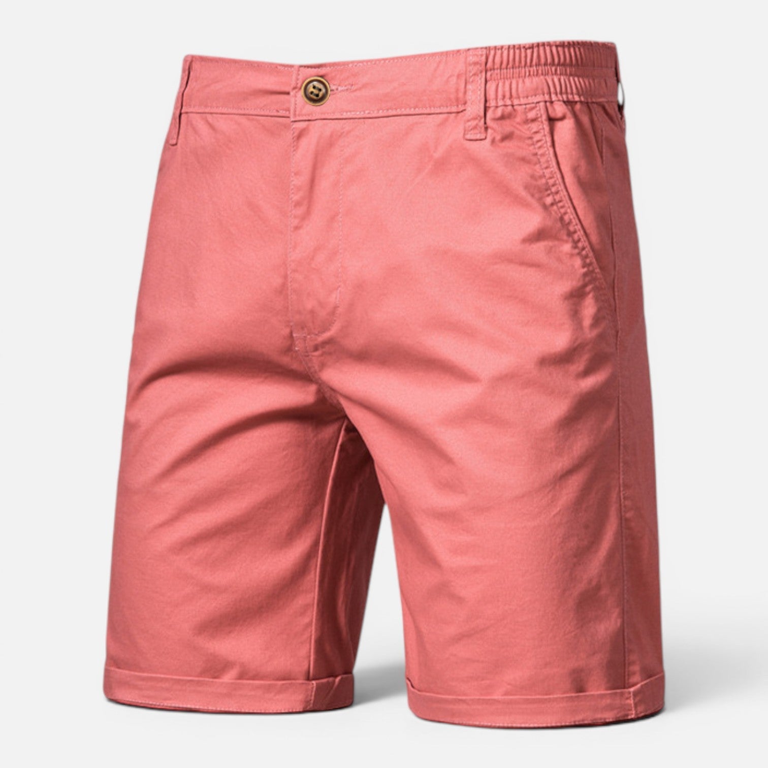 Men's Chino Shorts Relaxed Fit Cotton Casual Summer Wear