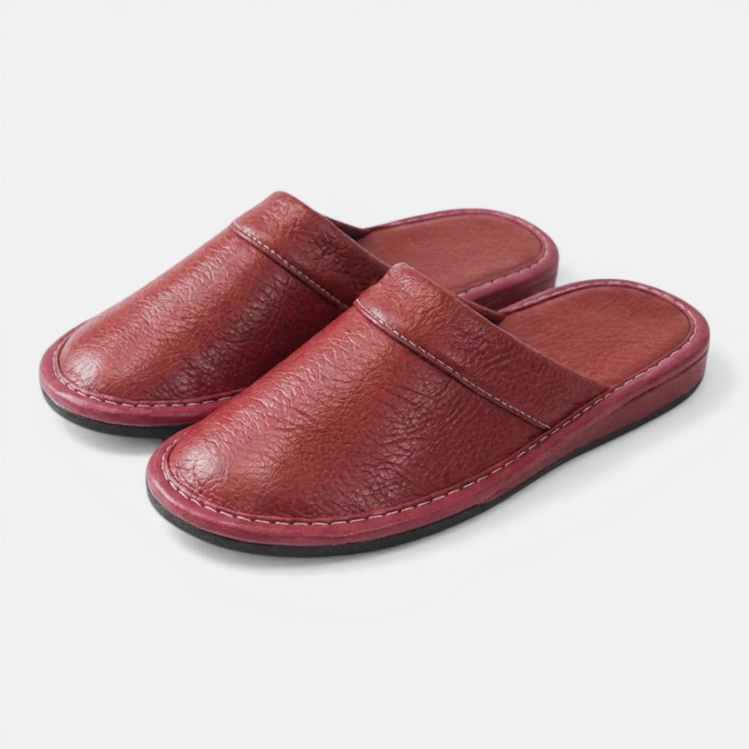 Men's Ergonomic Slip-On Slippers with Durable Sole for Indoor Comfort