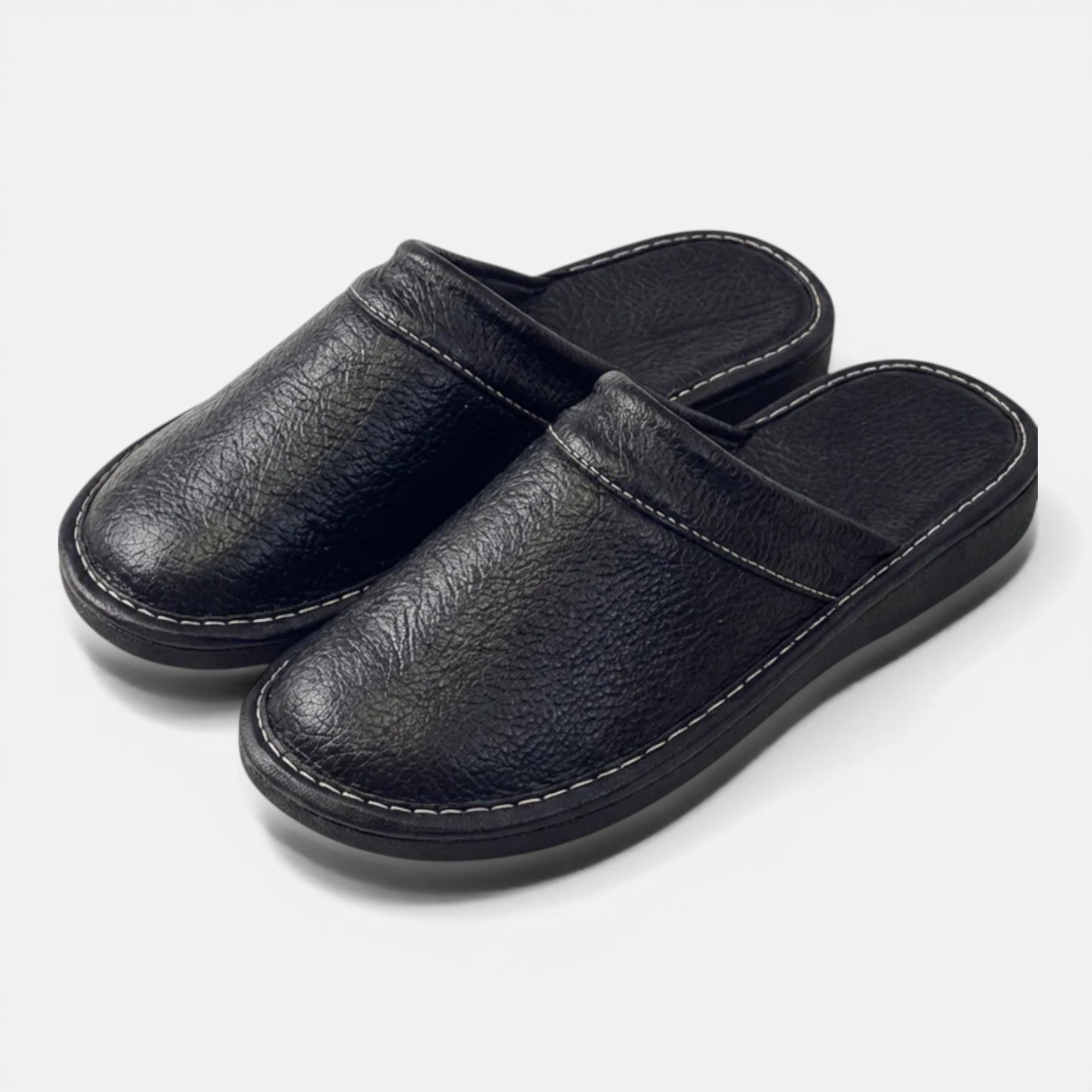 Men's Ergonomic Slip-On Slippers with Durable Sole for Indoor Comfort