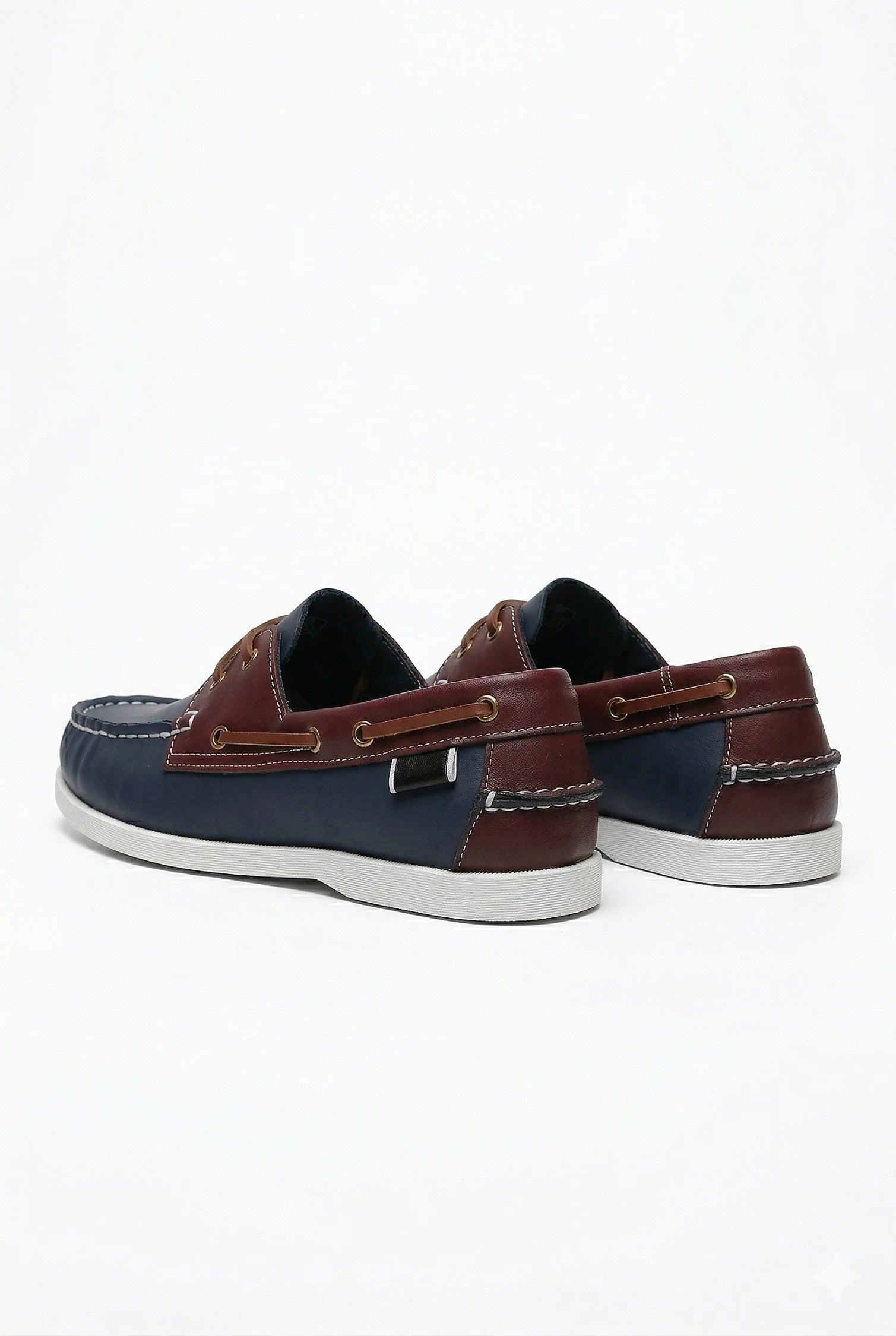 Men's Leather Boat Shoes - Casual Spring Style for Everyday Wear