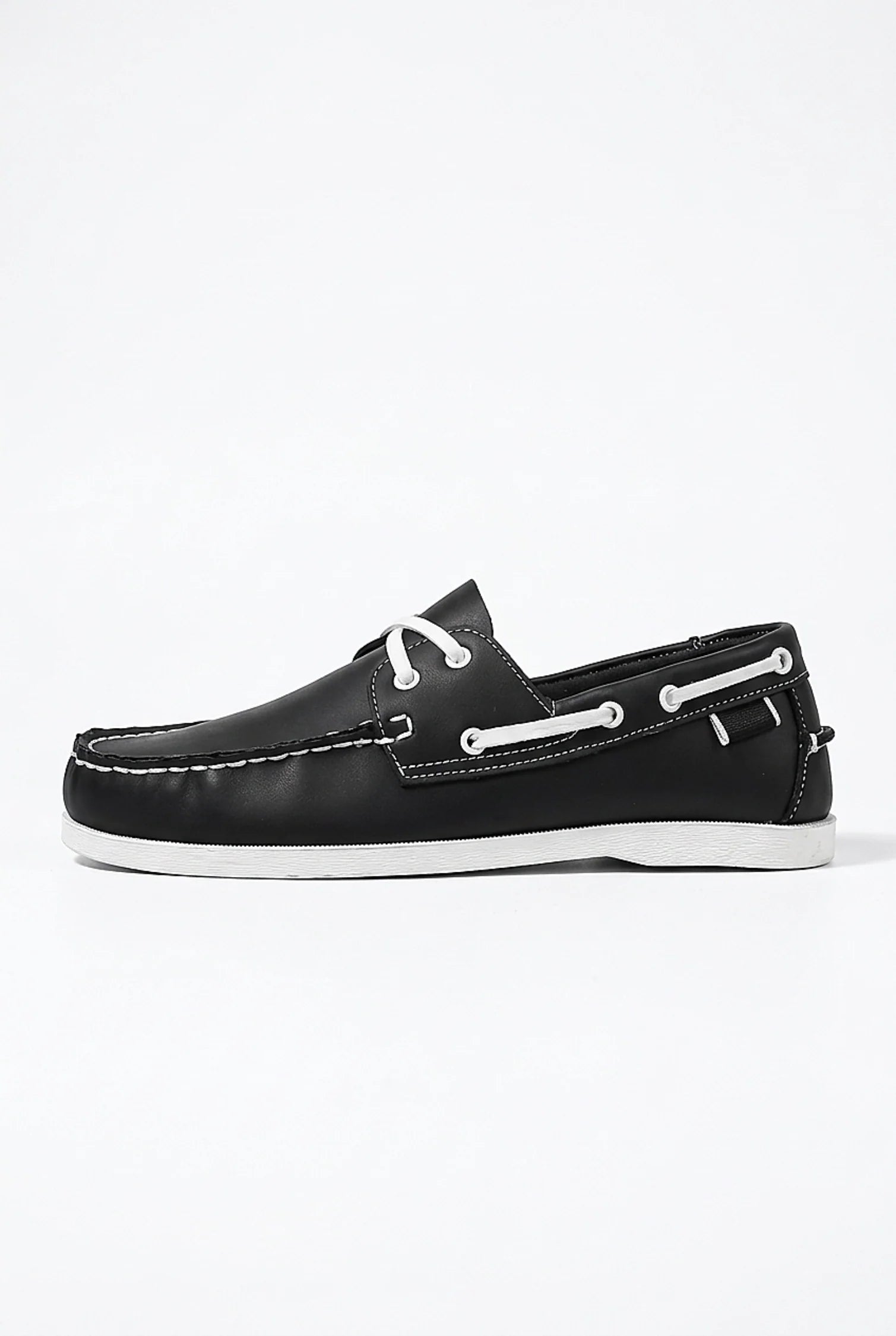 Men's Leather Boat Shoes - Casual Spring Style for Everyday Wear