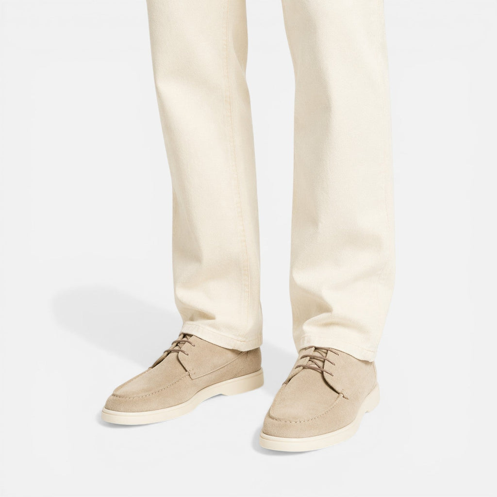 Men's Leather Lace-Up Loafers | Dress Shoes for Formal and Casual Wear