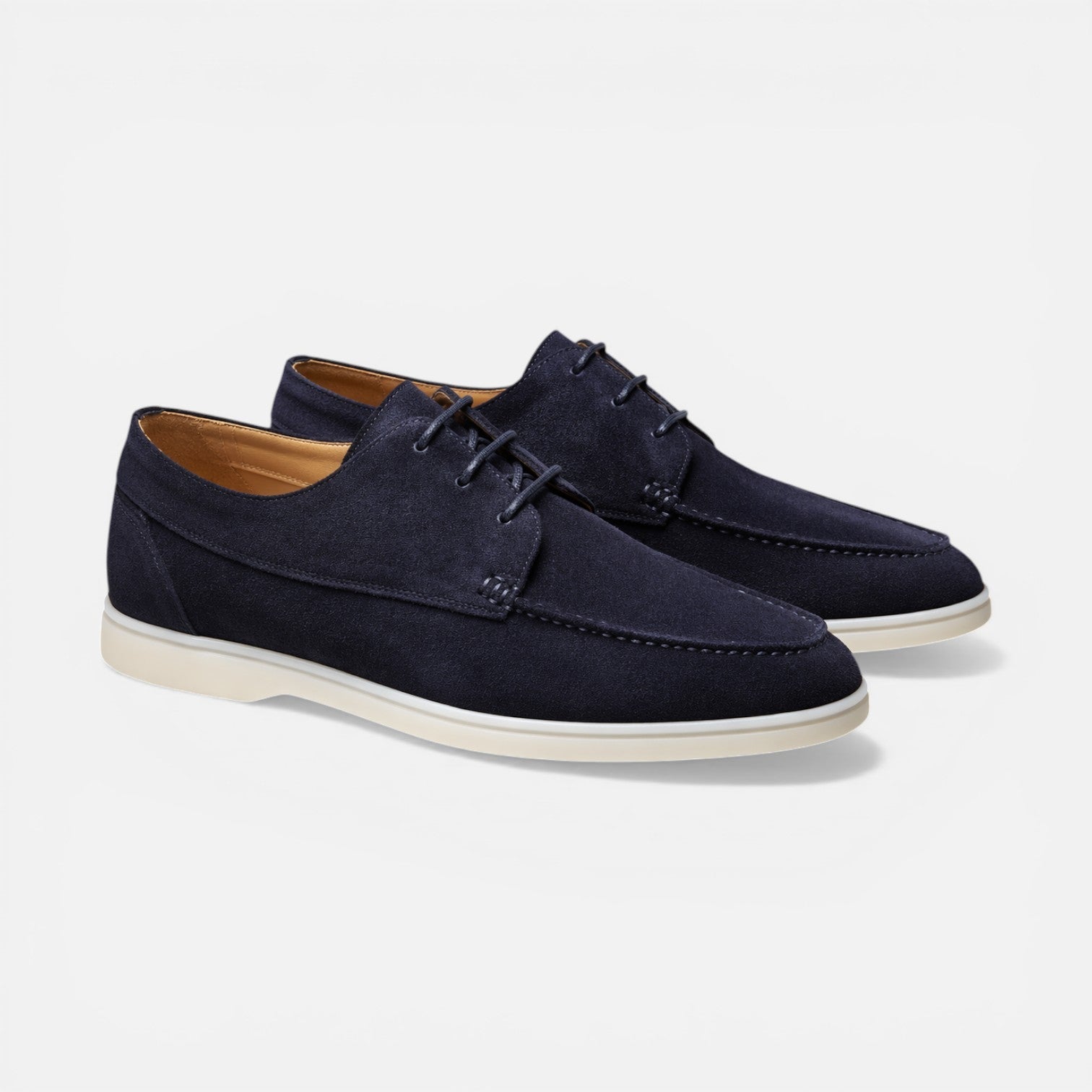 Men's Leather Lace-Up Loafers | Dress Shoes for Formal and Casual Wear