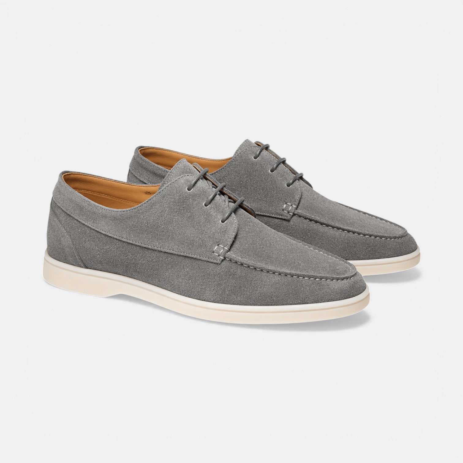 Men's Leather Lace-Up Loafers | Dress Shoes for Formal and Casual Wear