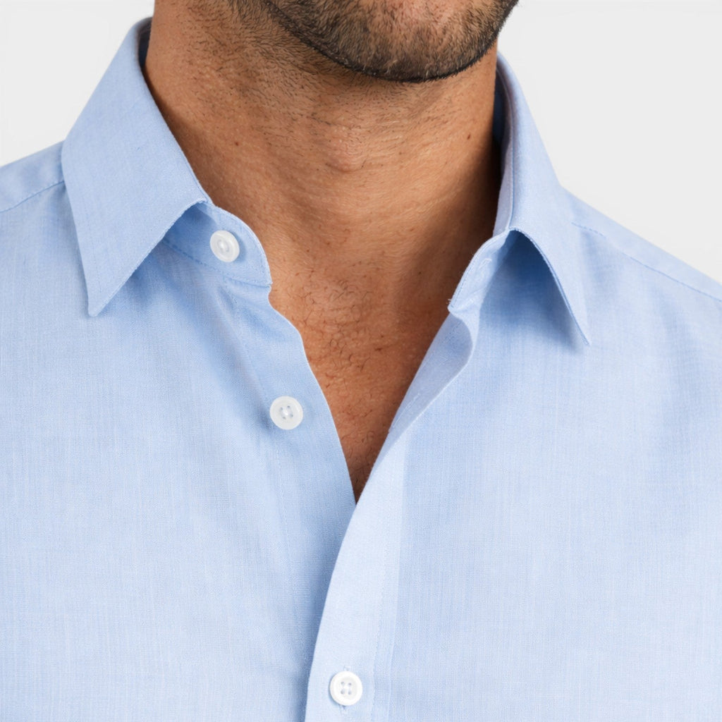 Men's Lightweight Breathable Short Sleeve Slim Fit Summer Shirt