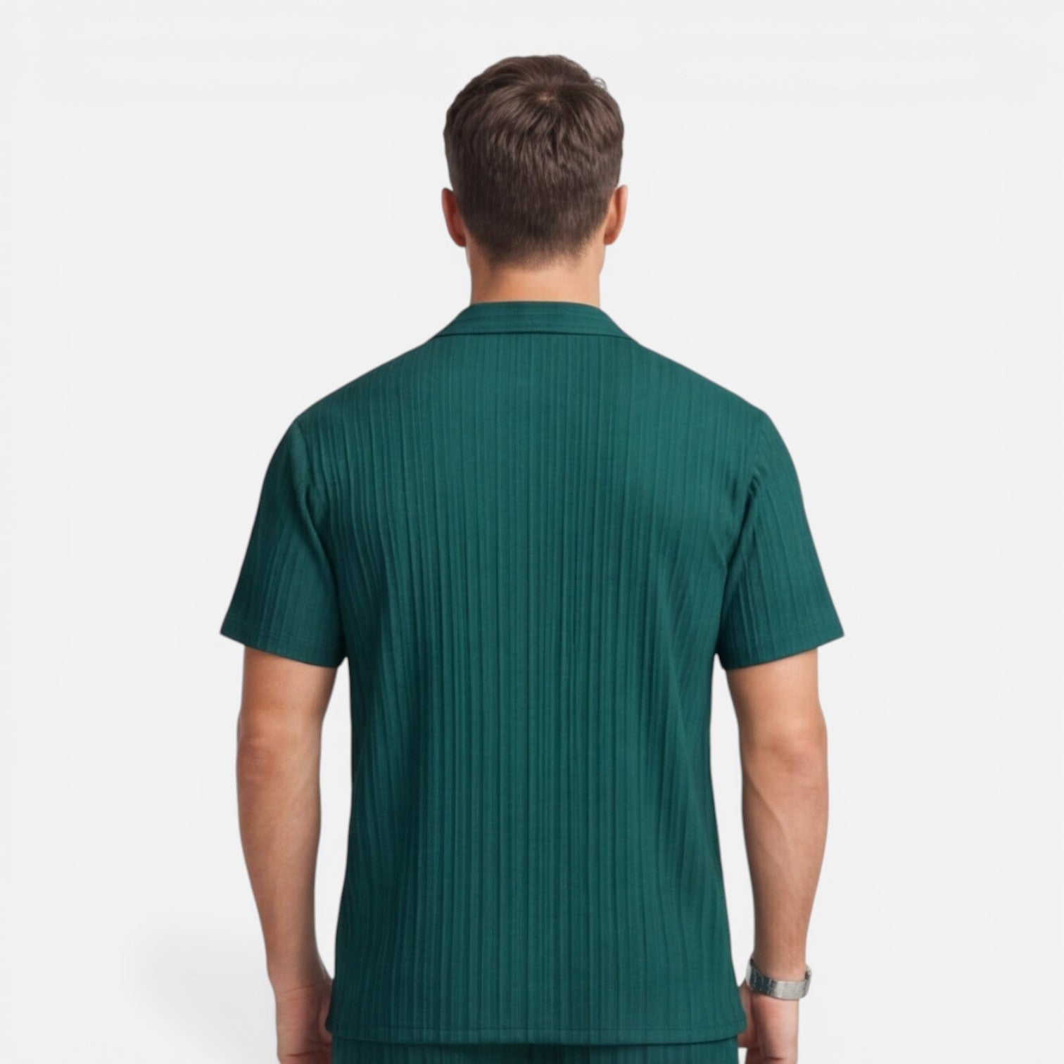 Men's Lightweight Co-Ord Set - Short Sleeve Shirt and Trousers for Casual Wear