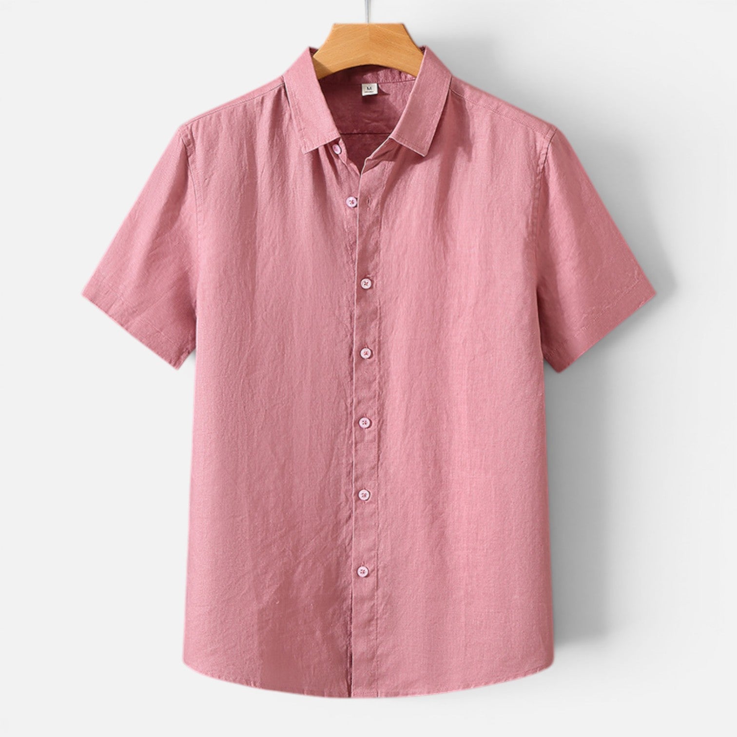Men's Linen Short Sleeve Shirt | Breathable Comfort | Classic Fit