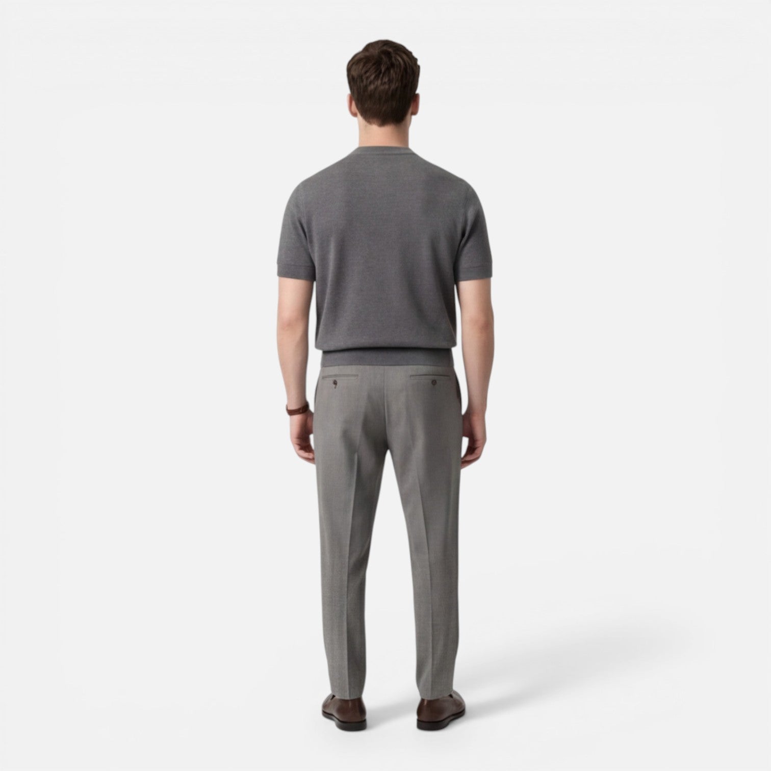 Men's Slim Fit Knit T-Shirt | Breathable Cotton | Summer Casual Wear