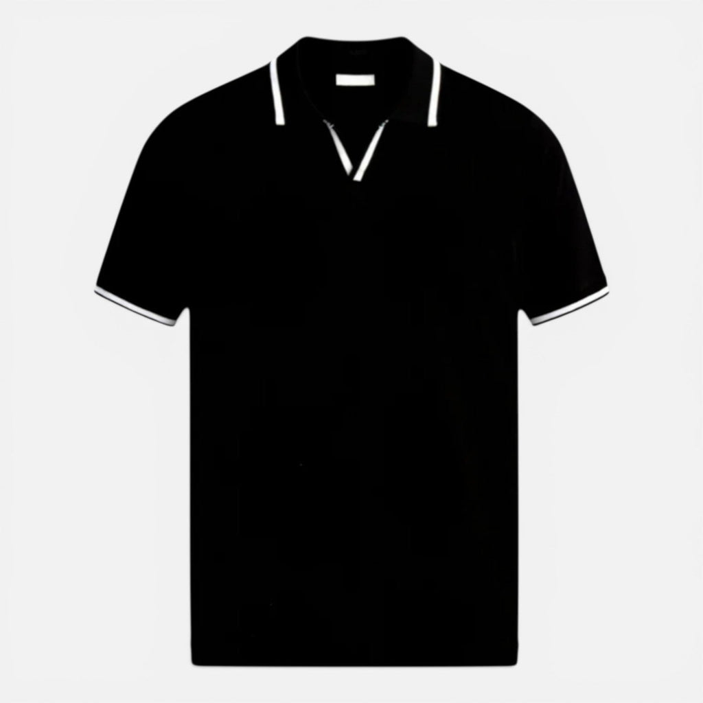 Men's Slim Fit Lightweight Breathable Knit Summer Polo Shirt