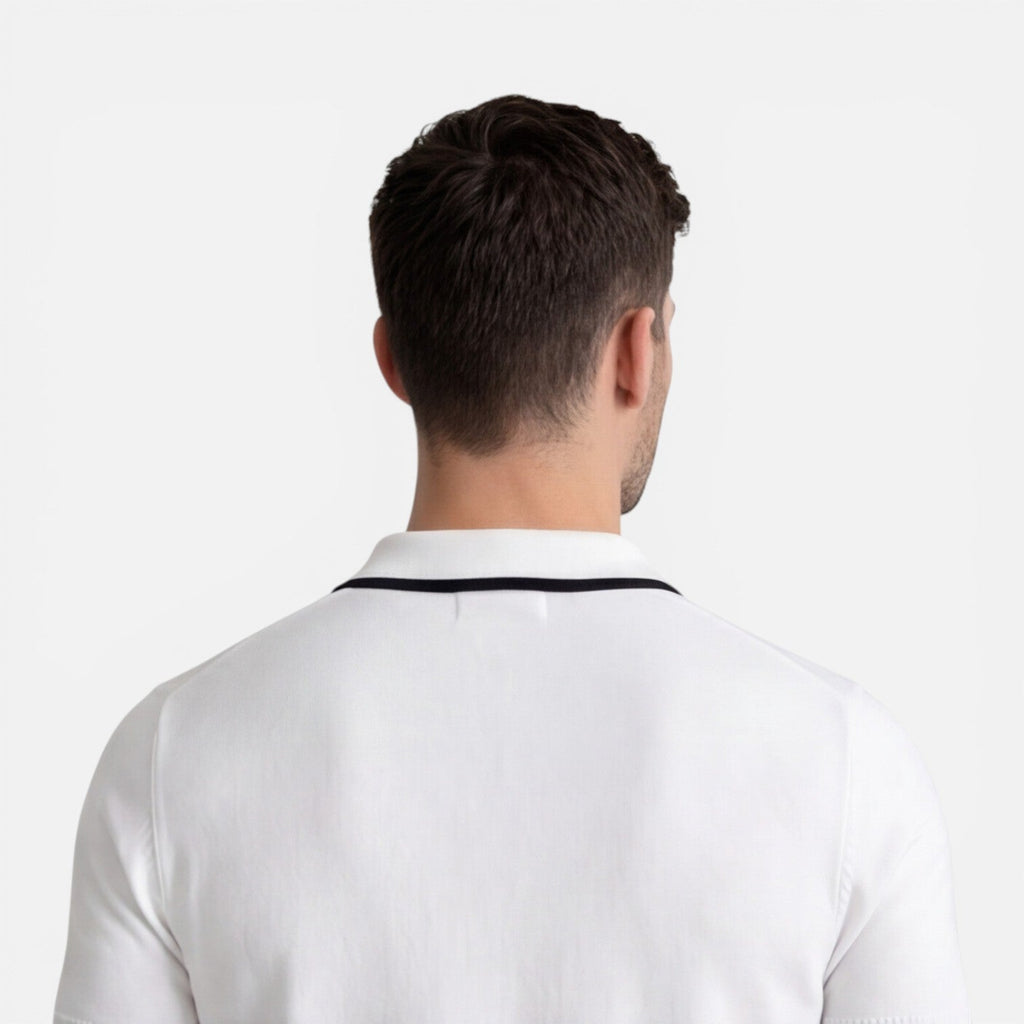 Men's Slim Fit Lightweight Breathable Knit Summer Polo Shirt