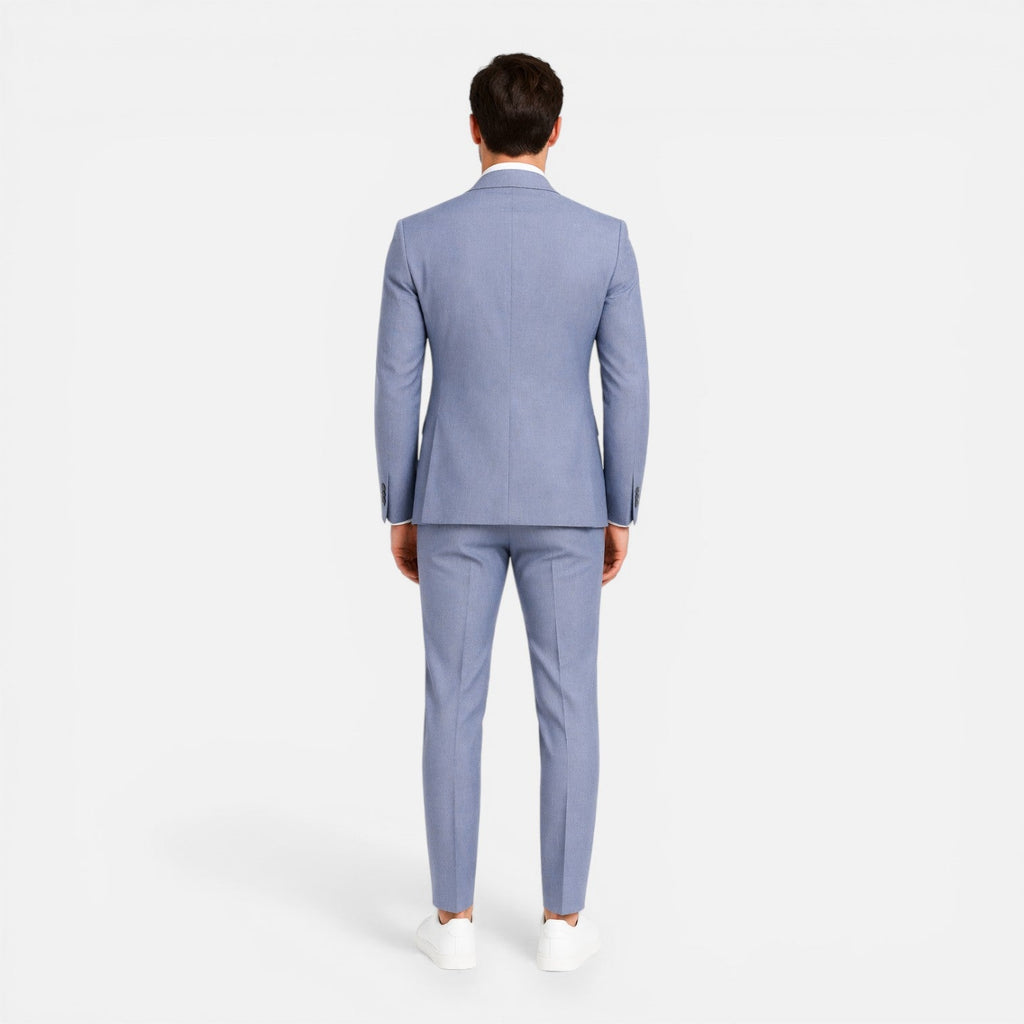 Men's Slim Fit Linen Suit for Wedding Guests - Formal Attire
