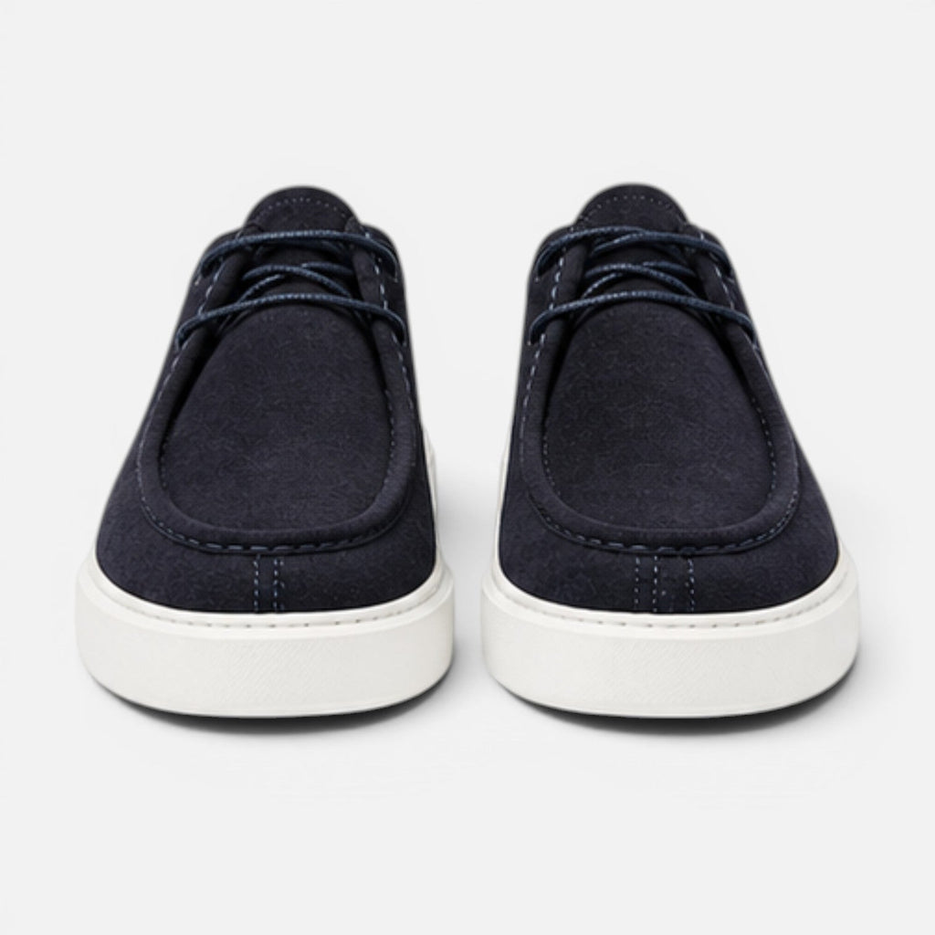 Men's Suede Lace-Up Loafers | Comfortable Casual Work Shoes