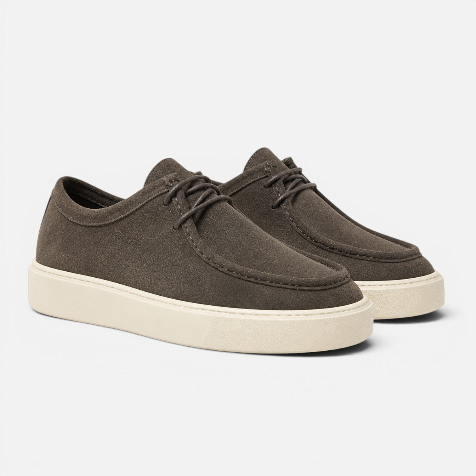 Men's Suede Lace-Up Loafers | Comfortable Casual Work Shoes