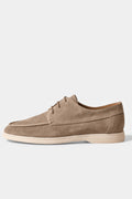 Men's Suede-Look Casual Boat Loafers - Comfortable Slip-On Footwear