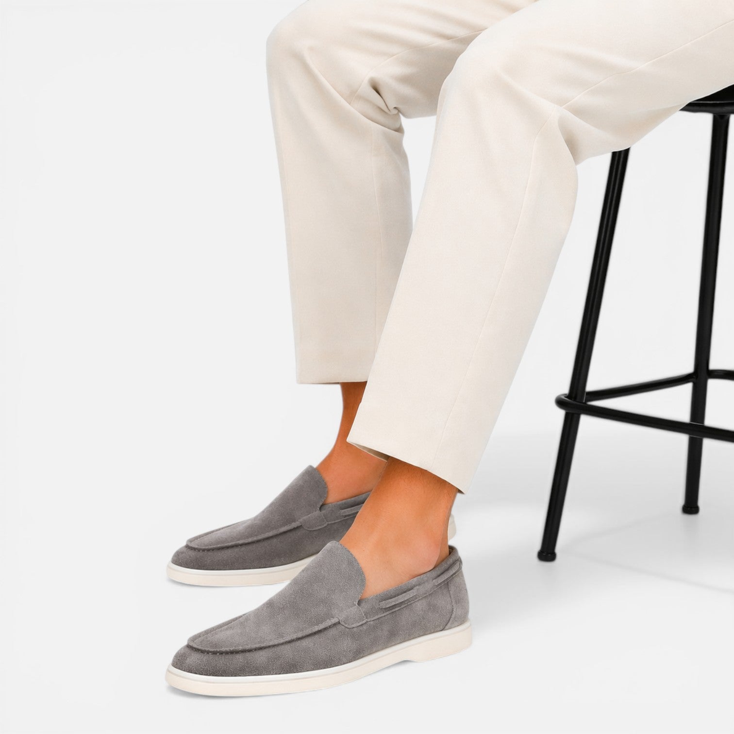 Men's Suede Slip-On Loafers | Comfortable Casual Footwear for Everyday Wear
