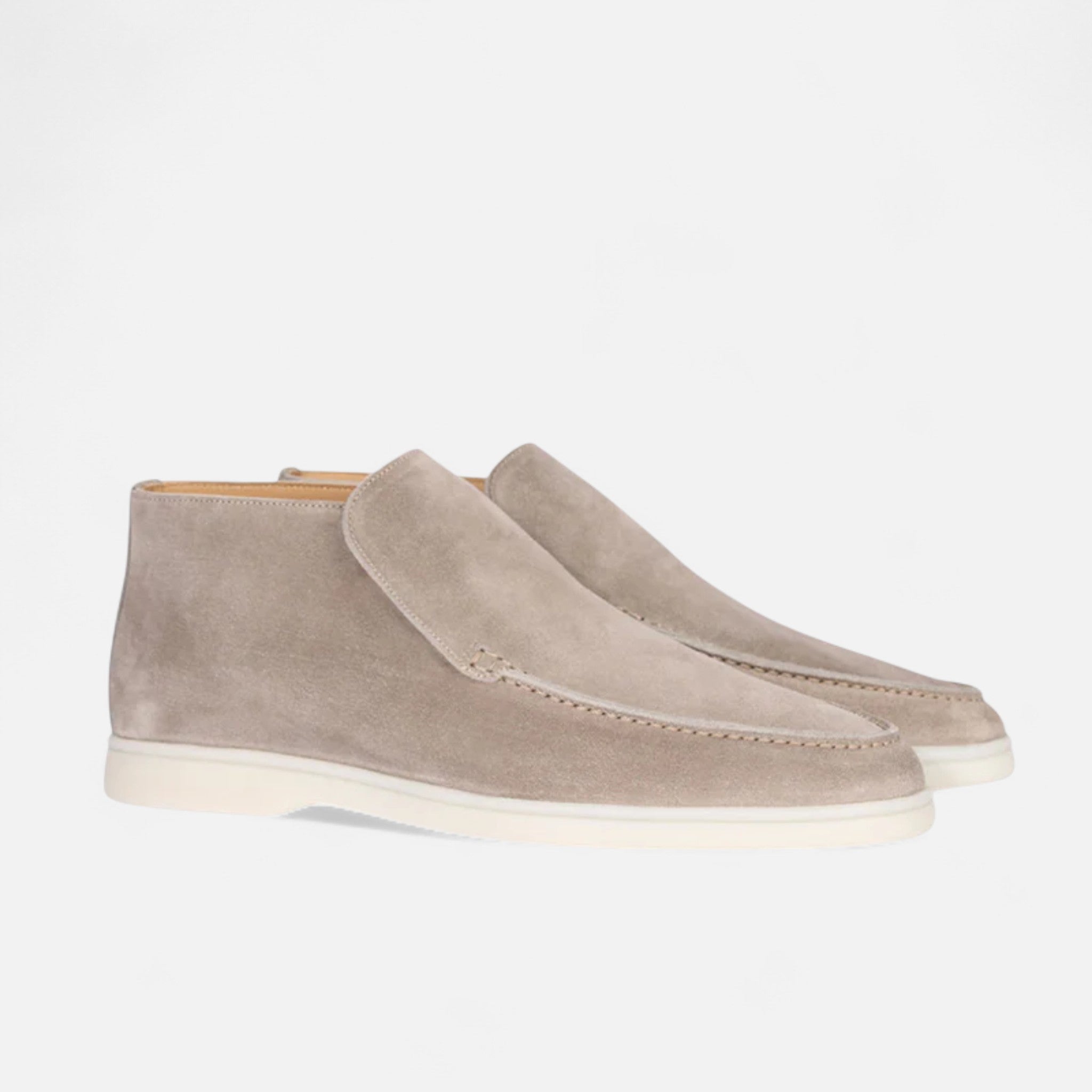 Men's Suede Slip-On Loafers for Smart Casual Wear and Everyday Comfort
