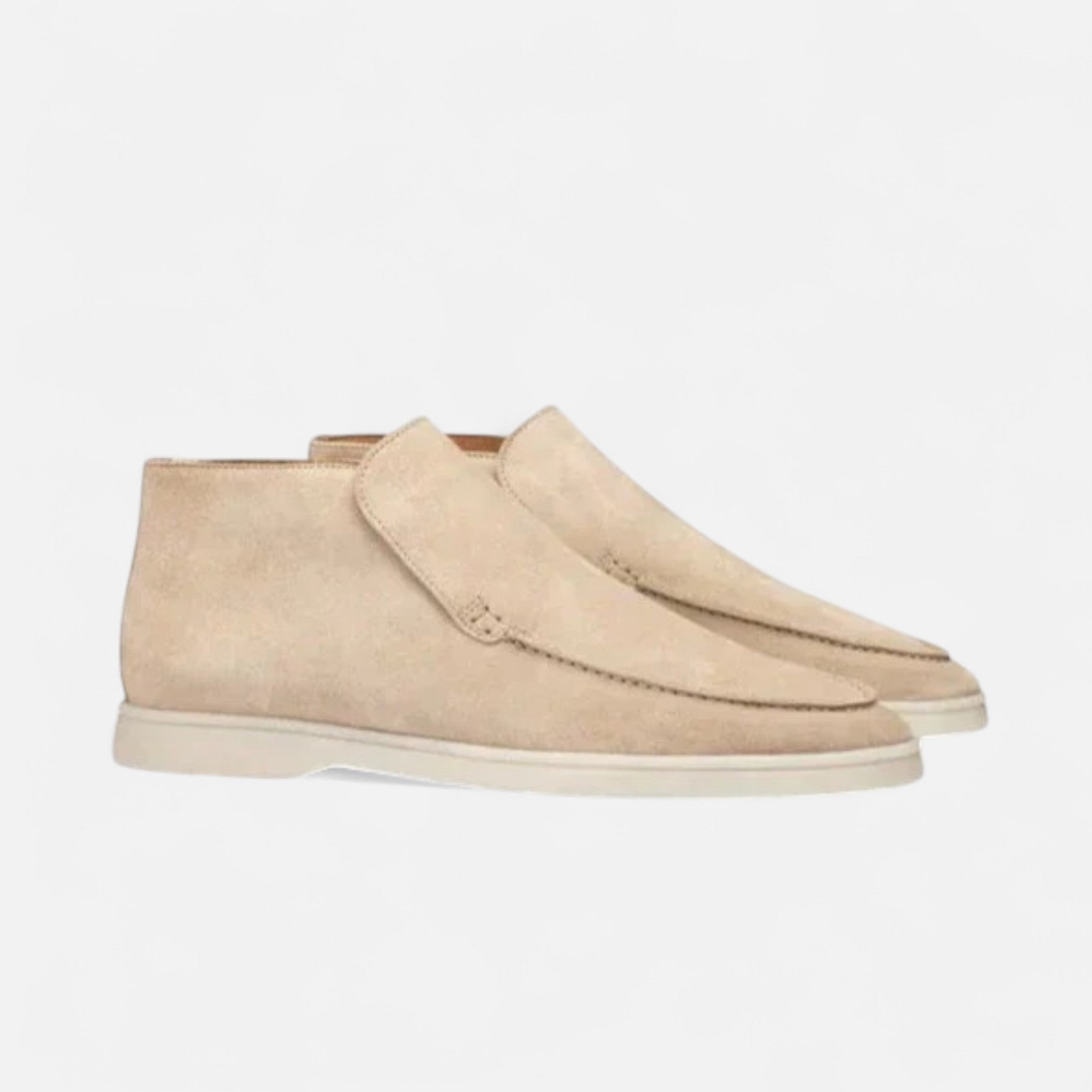 Men's Suede Slip-On Loafers for Smart Casual Wear and Everyday Comfort