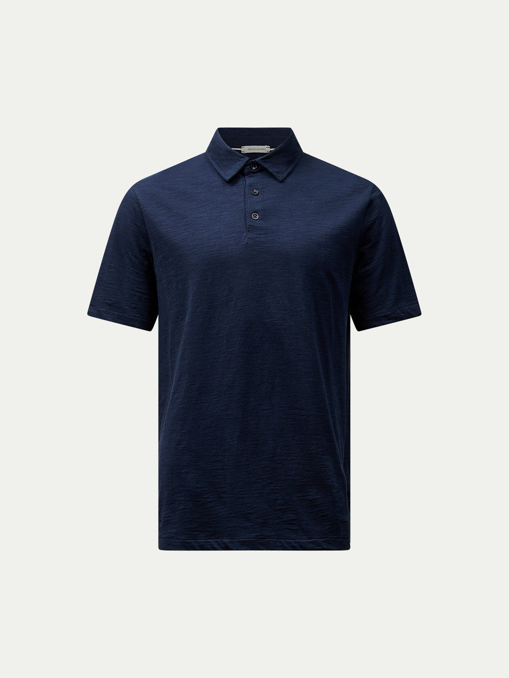 Mercerised Cotton Polo Shirt in Dark Sapphire Navy for Casual Wear