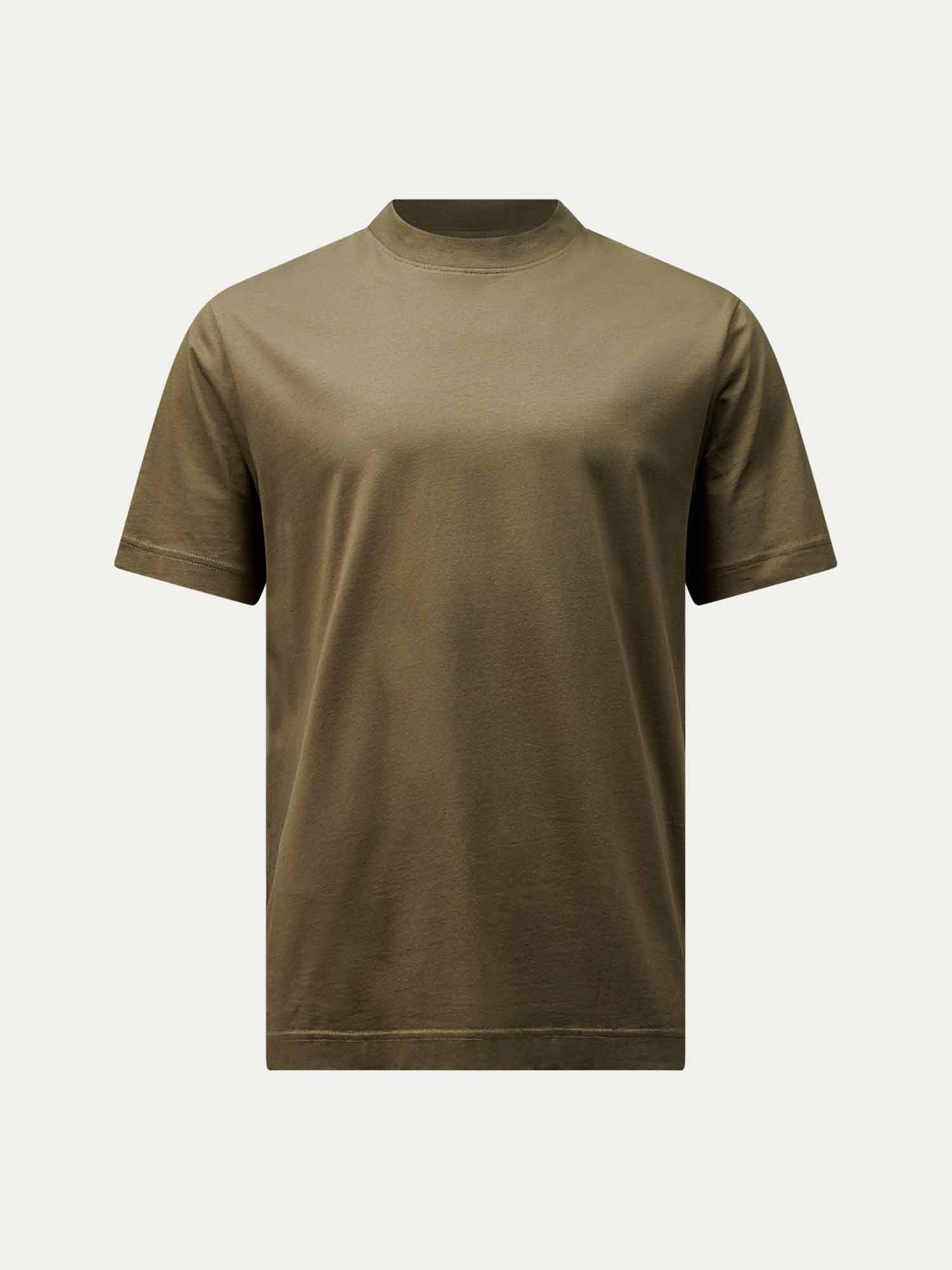 Mercerised Cotton T-Shirt for Men in Sea Turtle Color - Casual Wear