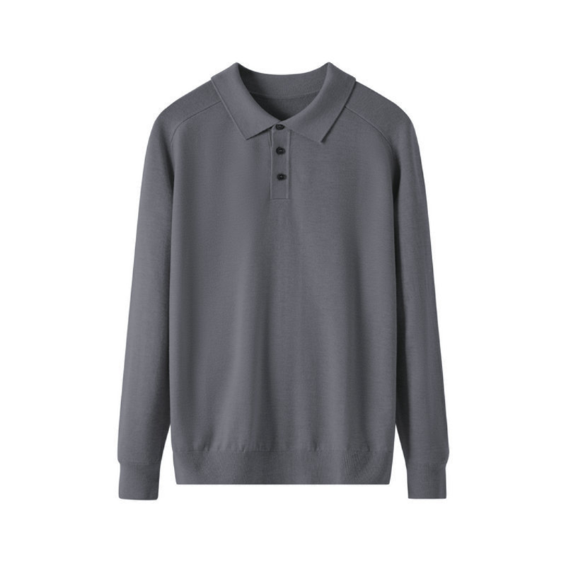 Premium Wool Polo Shirt for Men - Classic Fit, Comfortable Everyday Wear