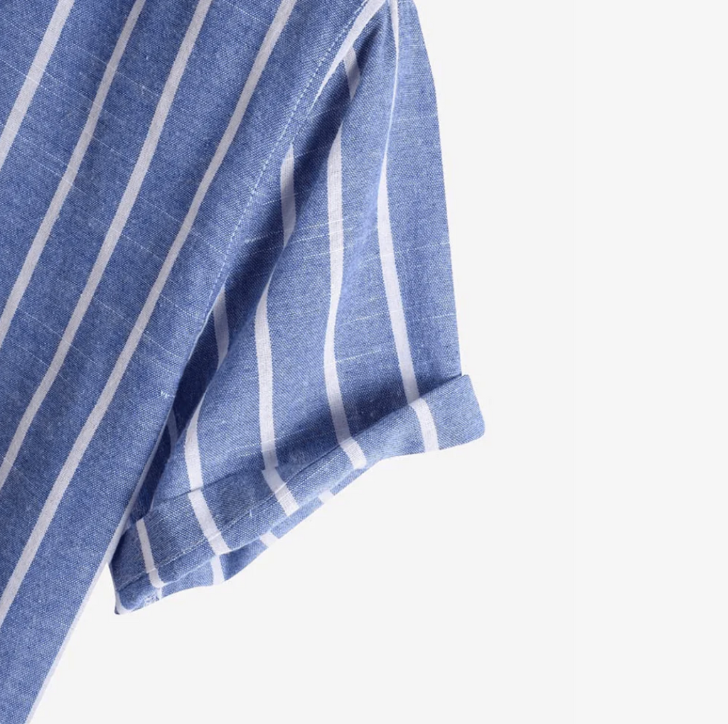 Sailor Style Polo Shirt in Cotton Blend for Casual Wear and Everyday Use