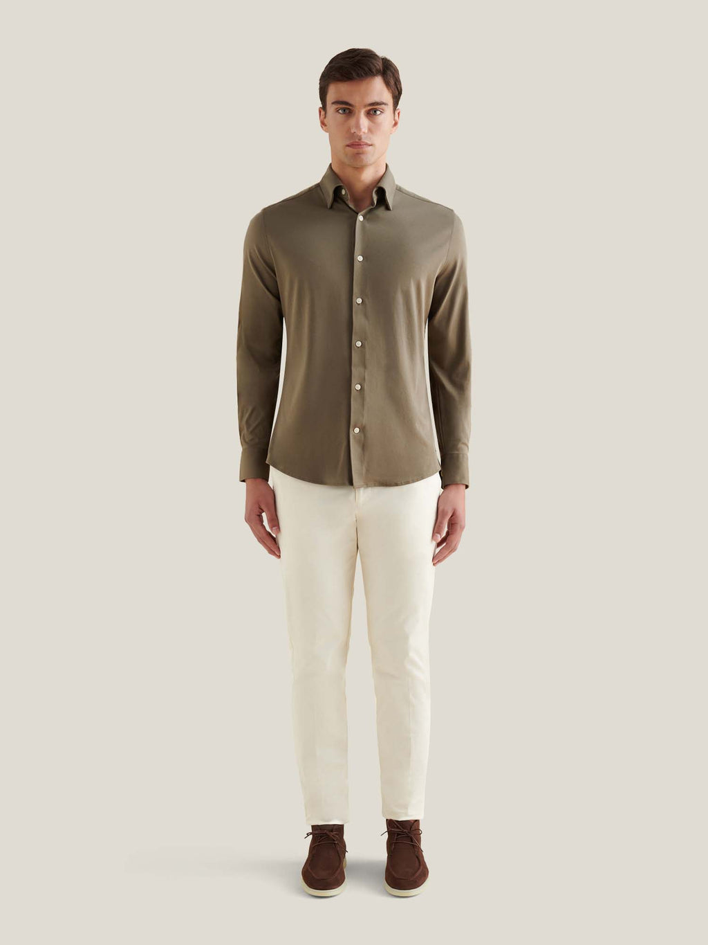 Sea Turtle Jersey Hidden-Button Shirt for Casual Wear