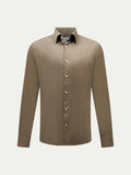 Sea Turtle Jersey Hidden-Button Shirt for Casual Wear