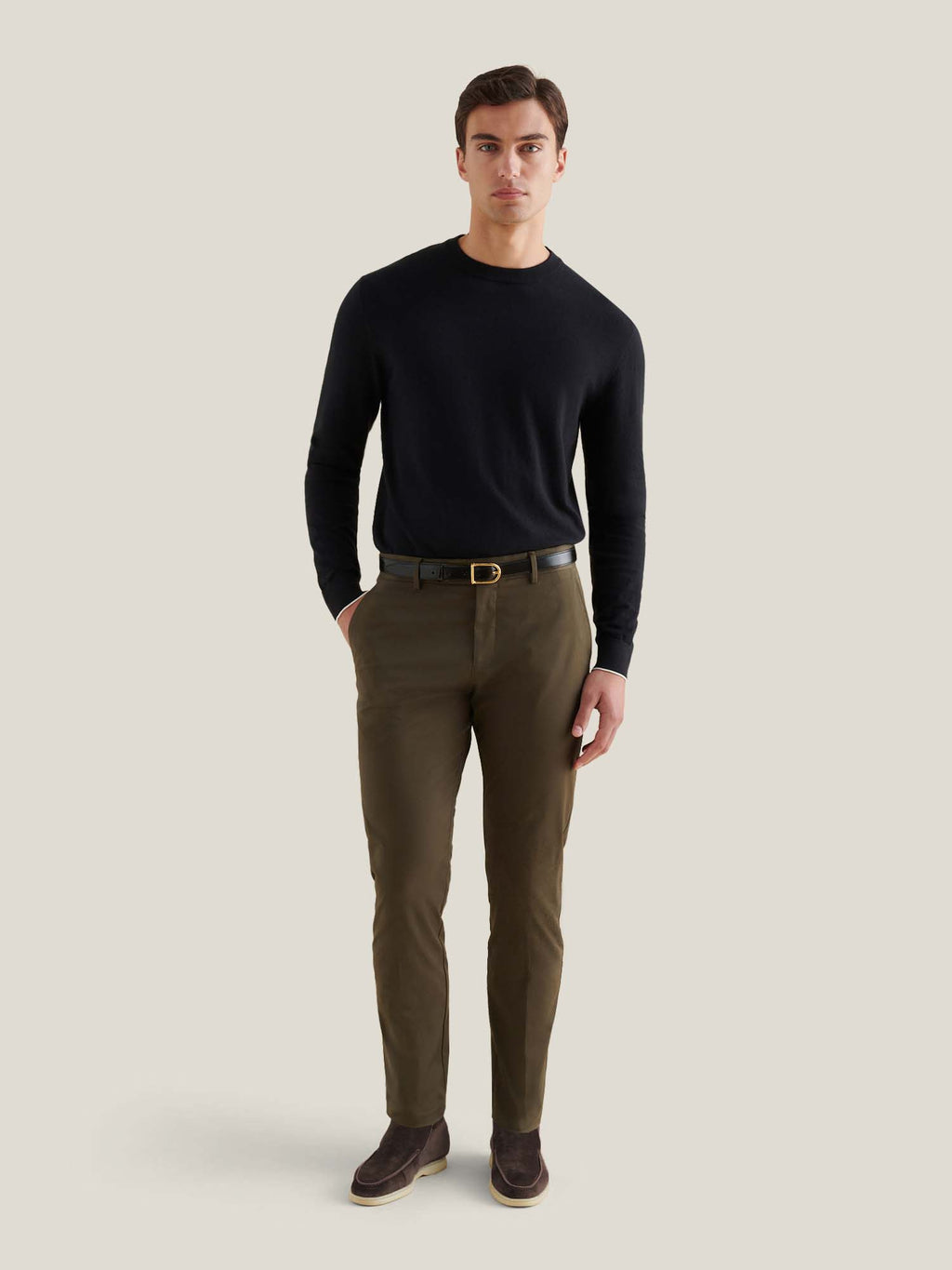 Stretch Cotton Sea Turtle Trousers for Casual Wear and Everyday Comfort