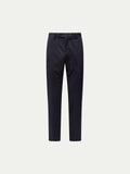 Stretch Cotton Trouser in Dark Sapphire Navy for Casual or Formal Wear